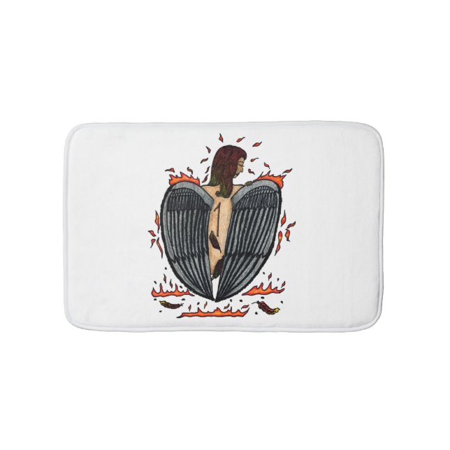 Brushing Off The Ashes Bath Mat (Front)