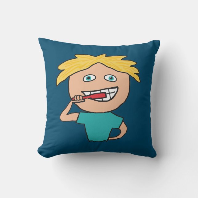 Brushing Teeth Cushion (Front)
