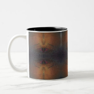 BrushOrange Two-Tone Coffee Mug