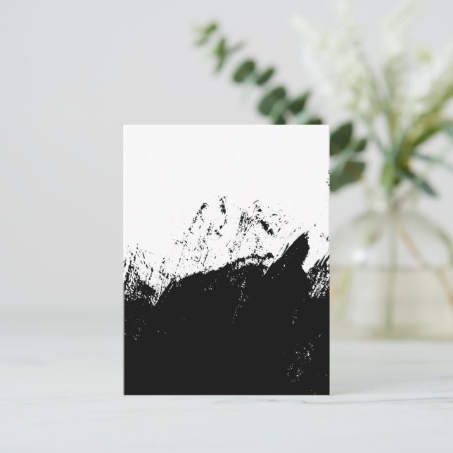 Brushstroke 10 postcard (Standing Front)
