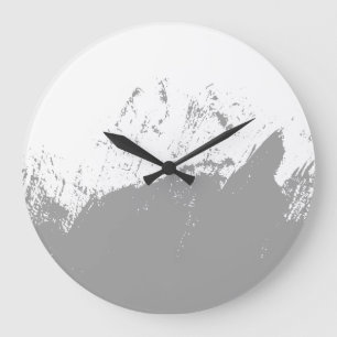 Brushstroke 11 large clock