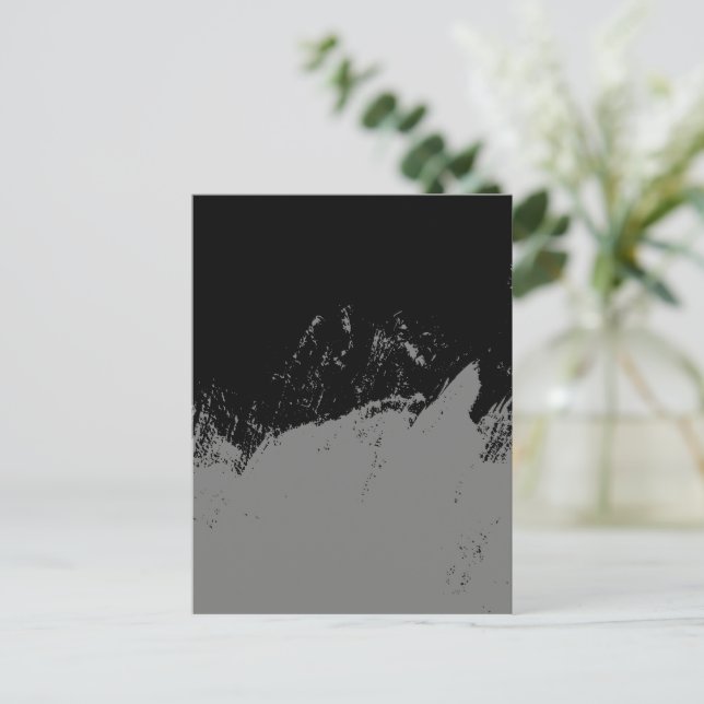 Brushstroke 2 postcard (Standing Front)