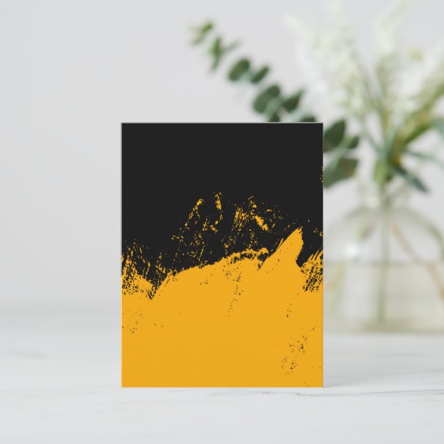 Brushstroke 3 postcard (Standing Front)