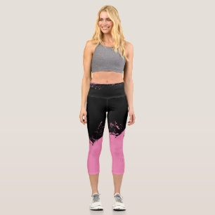 Brushstroke 4 capri leggings