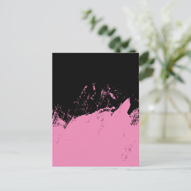 Brushstroke 4 postcard (Standing Front)