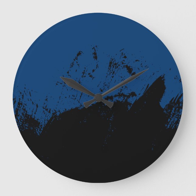 Brushstroke 8 large clock (Front)