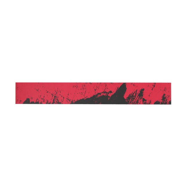 Brushstroke 9 wraparound address label (Individual)