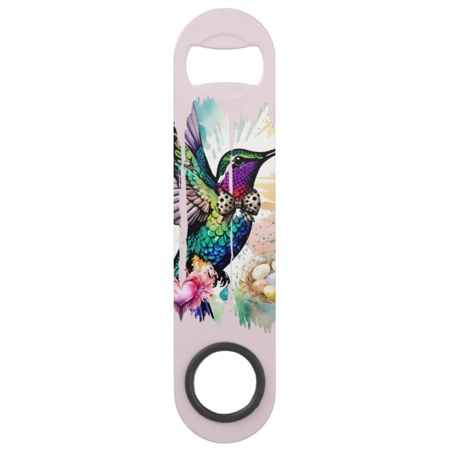Brushstroke Bird Art (Front)