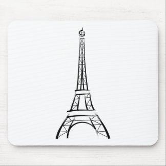 Brushstroke Eiffel Tower Mouse Mat