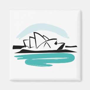 Brushstroke Sydney Destination Magnet