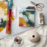 Brushstrokes Festive Abstract Christmas Background Wrapping Paper<br><div class="desc">This Christmas wrapping paper design features an abstract brushstroke background in green,  gold,  and white traditional Christmas colours. Set of 3 different festive backgrounds.</div>