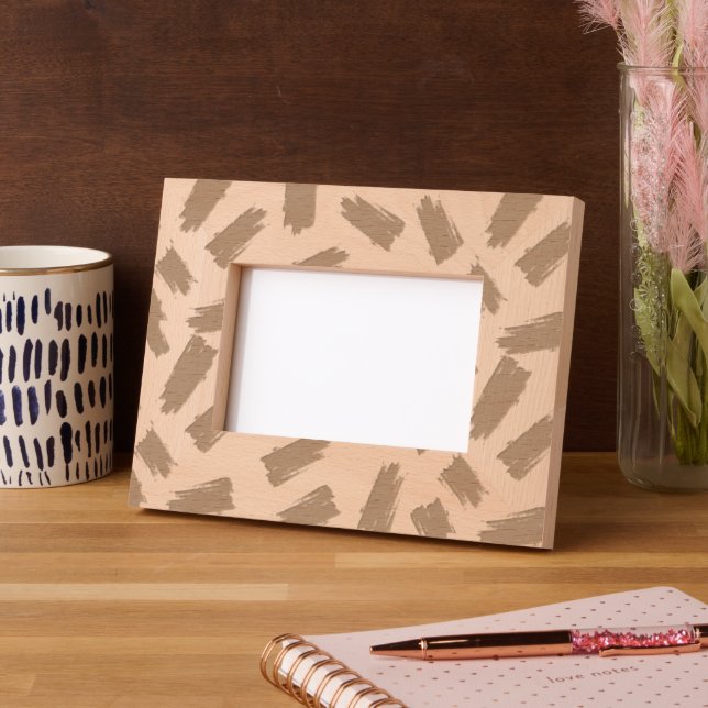 Brushstrokes Pattern Etched Frames (Left)