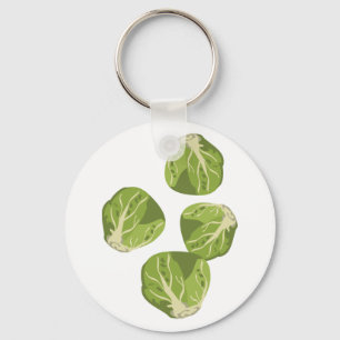 Brussel Sprouts Key Ring
