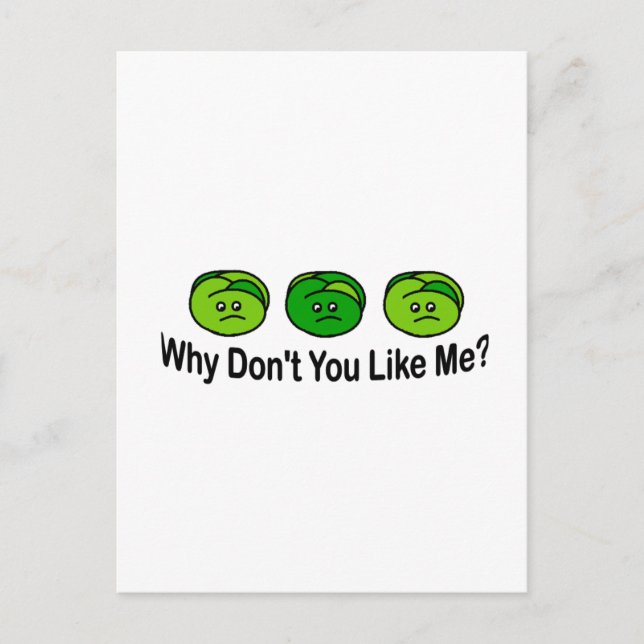 Brussel Sprouts Postcard (Front)