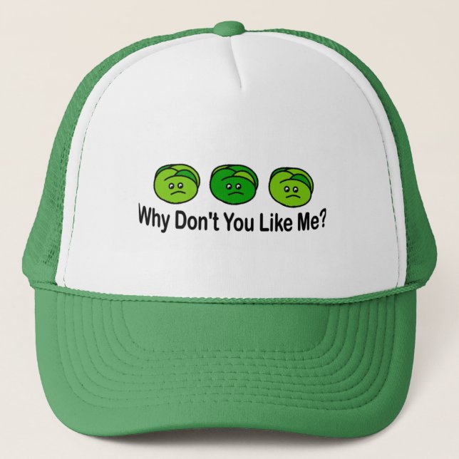 Brussel Sprouts Trucker Hat (Front)