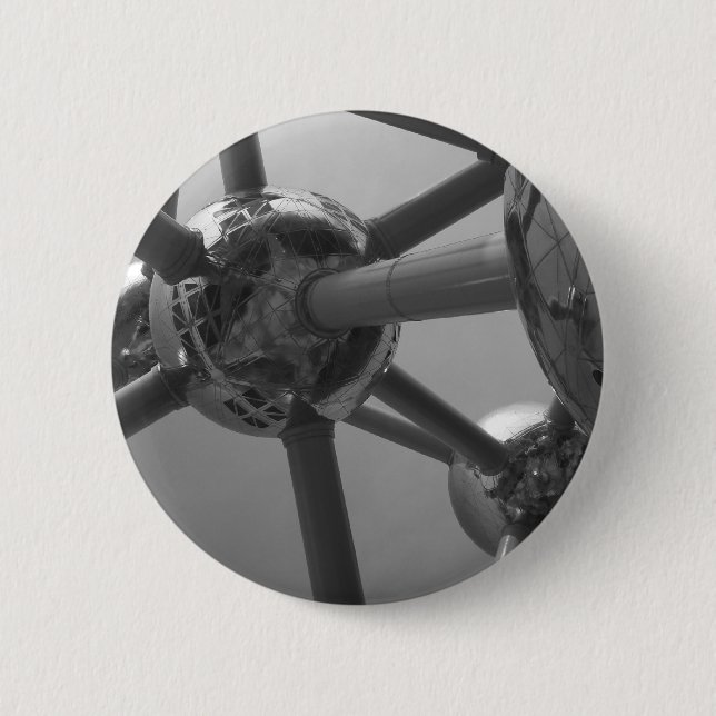 Brussels 6 Cm Round Badge (Front)