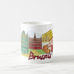 Brussels Belgium Coffee Mug