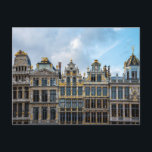 Brussels, Belgium Grand Palace Facades Postcard<br><div class="desc">cool</div>