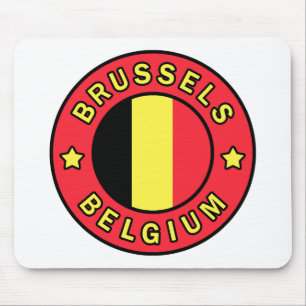Brussels Belgium Mouse Mat