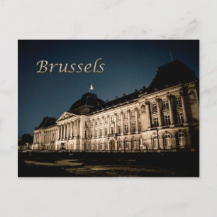 Brussels Belgium Royal Palace Postcard
