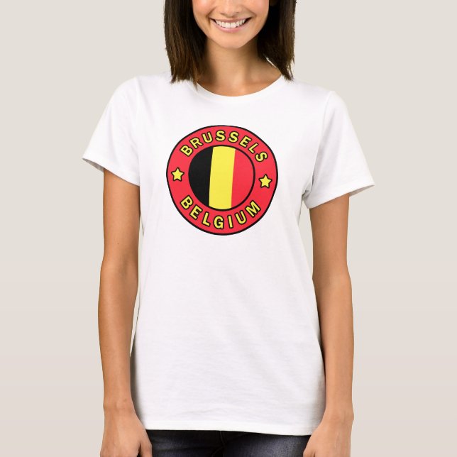 Brussels Belgium T-Shirt (Front)