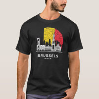 Brussels City Belgium Flag