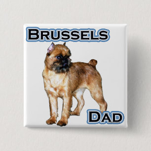 Brussels Dad 4 15 Cm Square Badge