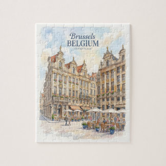 Brussels Grand Place Historic Jigsaw Puzzle