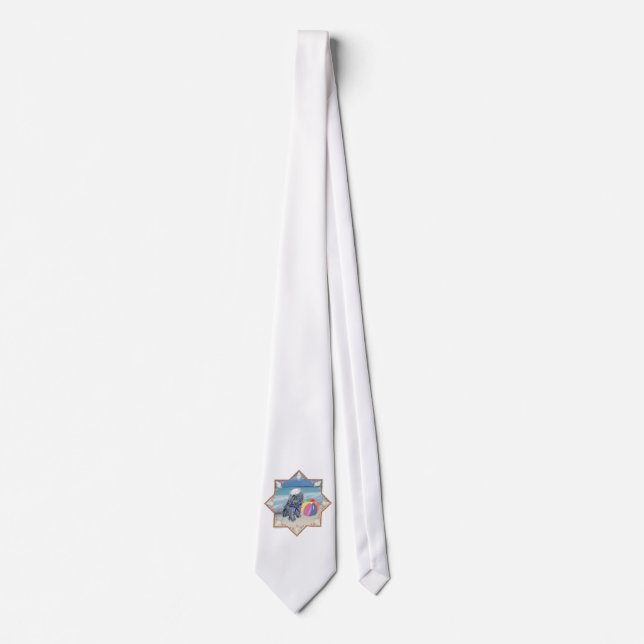 Brussels Griffon at the Beach Tie (Front)