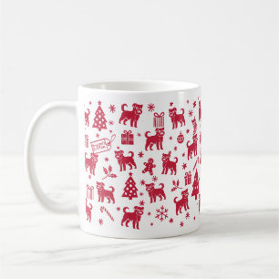 Brussels Griffon Christmas Design Coffee Mug