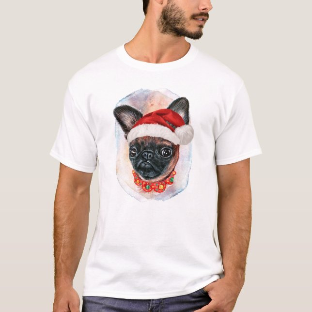 Brussels Griffon Christmas Gifts For Dog Lovers T-Shirt (Front)