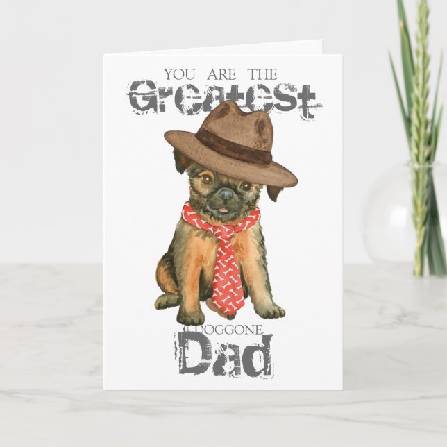 Brussels Griffon Dad Card (Front)