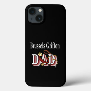 Brussels Griffon Dad iPhone 13 Case