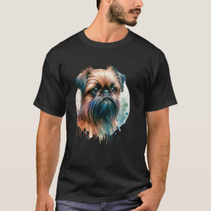 Brussels Griffon Dog Breed Artwork T-Shirt
