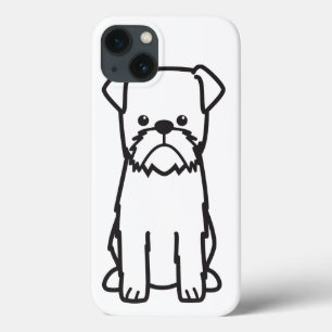 Brussels Griffon Dog Breed Cartoon iPhone 13 Case