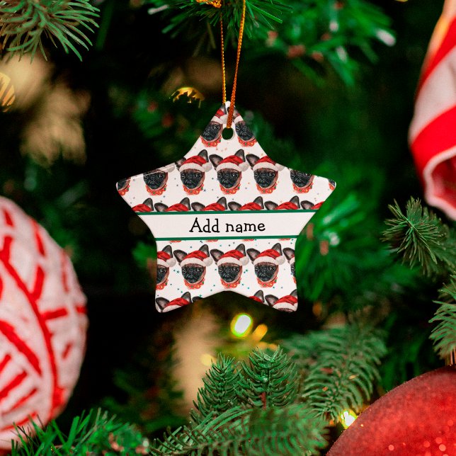 Brussels Griffon Dog Breed Christmas Ceramic Tree Decoration (Creator Uploaded)