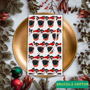 Brussels Griffon Dog Breed Christmas Small Gift Bag
