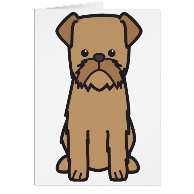 Brussels Griffon Dog Cartoon (Front)