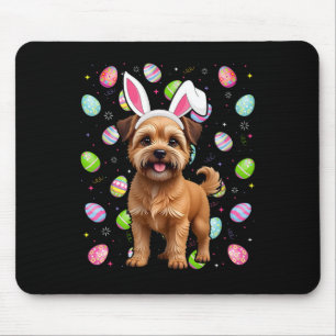 Brussels Griffon Dog Happy Easter Egg Hunt Bunny E Mouse Mat