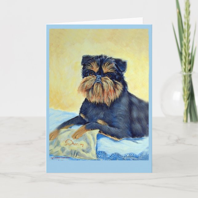 Brussels Griffon Greeting Cards (Front)