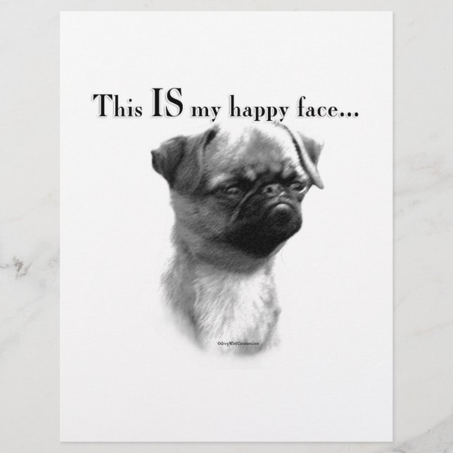 Brussels Griffon Happy Face (Front)