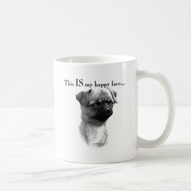 Brussels Griffon Happy Face Coffee Mug (Right)