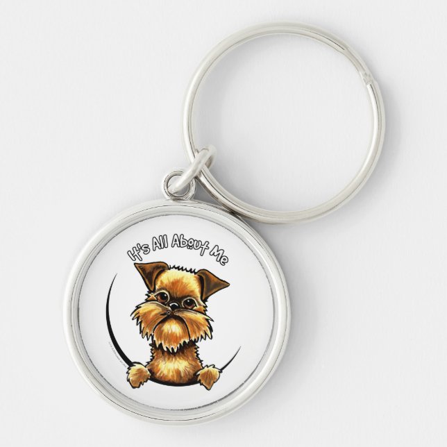 Brussels Griffon Its All About Me Key Ring (Front)