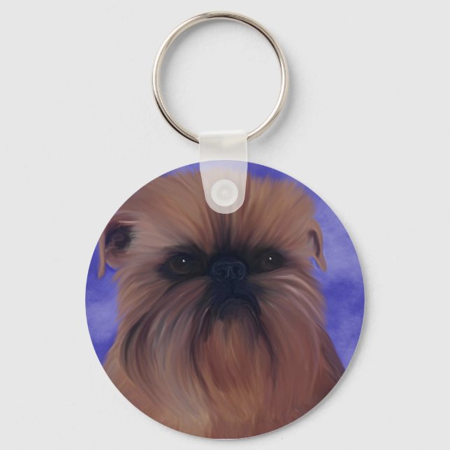 Brussels Griffon Key Ring (Front)