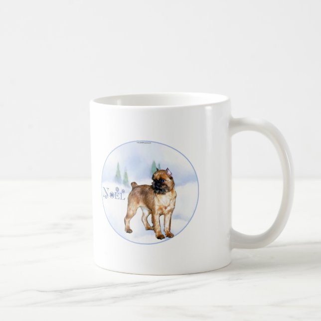 Brussels Griffon Noel Coffee Mug (Right)
