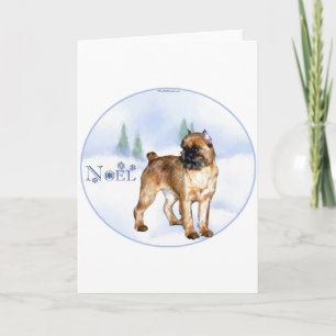 Brussels Griffon Noel Holiday Card