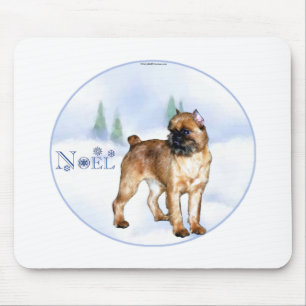 Brussels Griffon Noel Mouse Mat