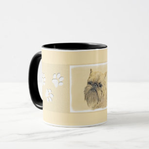 Brussels Griffon Painting - Cute Original Dog Art Mug