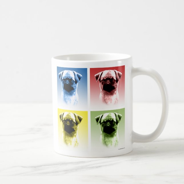 Brussels Griffon Pop Art Coffee Mug (Right)