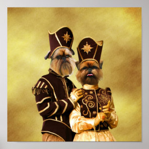 Brussels Griffon Poster Nobility Dogs Gift